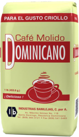 Café moulu dominicain
