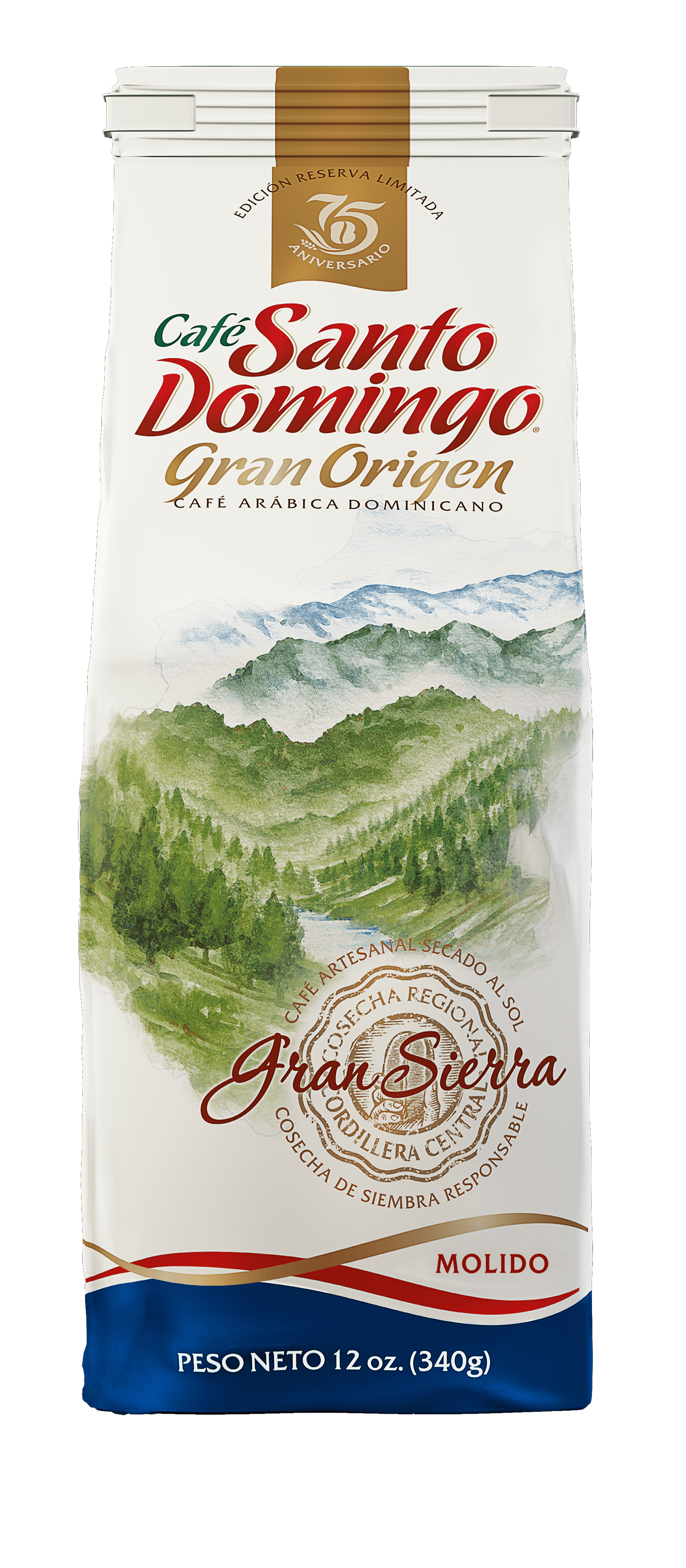 CAFÉ SANTO DOMINGO GRAN ORIGEN GRAN SIERRA MOLIDO