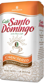 CAF&Eacute; SANTO DOMINGO CARACOLILLO TOSTADO EN GRANO